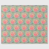 Tropische Schelp Cadeaupapier (Vlak)