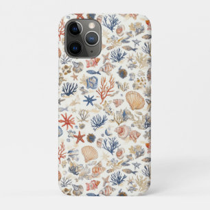 Tropische schelpen & Koraalrif Motief Case-Mate iPhone Case