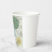 Tropische schelpen op het strand papieren bekers (Links)