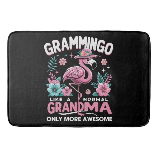 Tropische Schemer Flamingo Badmat (Voorkant)