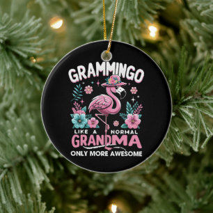 Tropische Schemer Flamingo Keramisch Ornament