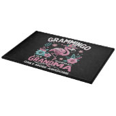 Tropische Schemer Flamingo Snijplank (Hoek)