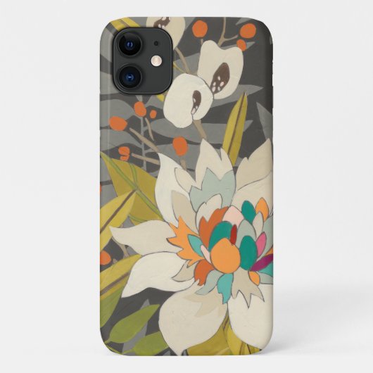 Tropische schemerbloemen Case-Mate iPhone case (Achterkant)