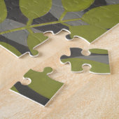 Tropische schemerbloemen legpuzzel (Zijkant)