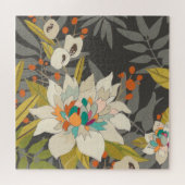 Tropische schemerbloemen legpuzzel (Horizontaal)