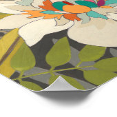 Tropische schemerbloemen poster (Hoek)