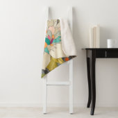 Tropische schemerbloemen sherpa deken (In situ)