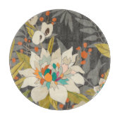 Tropische schemerbloemen snijplank (Voorkant)