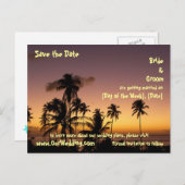 TROPISCHE SCHEMERING AANKONDIGINGSKAART (Voorkant / Achterkant)