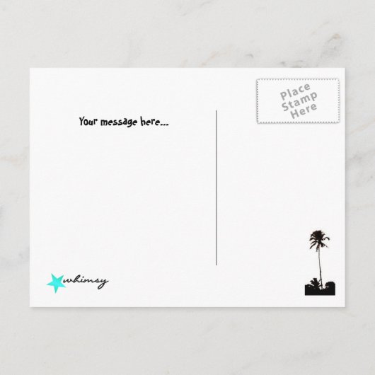 TROPISCHE SCHEMERING AANKONDIGINGSKAART (Achterkant)