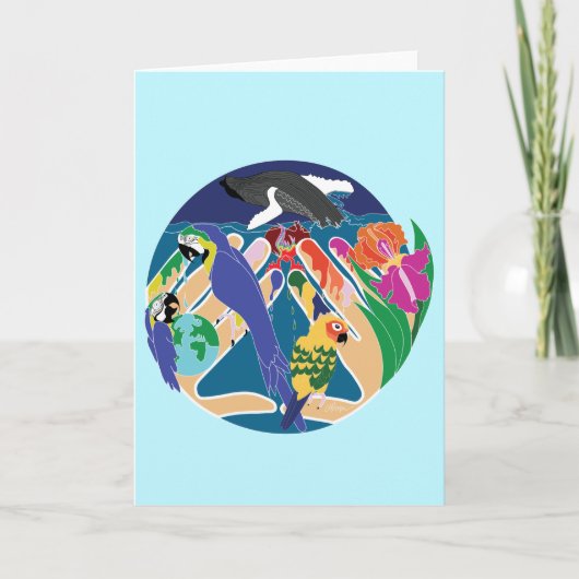 tropische schepping kaart (Voorkant)