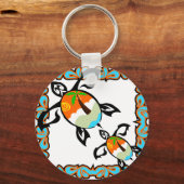 Tropische schildpad sleutelhanger (Voorkant)