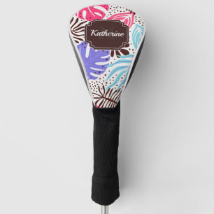 Tropische schokken golfheadcover
