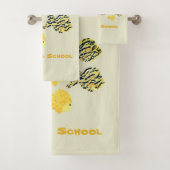 Tropische school bad handdoek (Insitu)