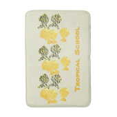 Tropische school badmat (Voorkant Verticaal)