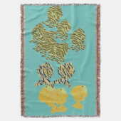 Tropische school deken (Voorkant Verticaal)