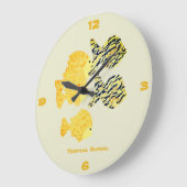 Tropische school grote klok (Hoek)