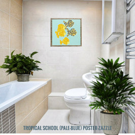 Tropische school poster