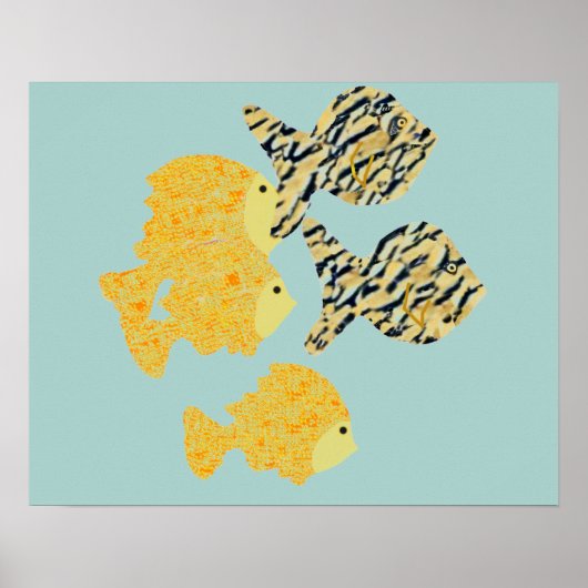 Tropische school poster (Voorkant)