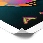 Tropische schoonheid Aquarium-Poster Poster (Hoek)