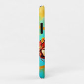 Tropische schoonheid en Blue Parrot Design Case-Mate iPhone Case (Achterkant/rechts)