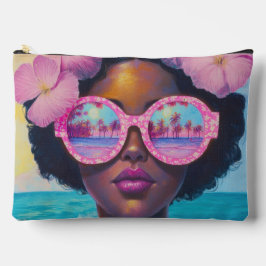 Tropische schoonheid in roze tinten etui