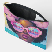 Tropische schoonheid in roze tinten etui (Open)