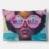 Tropische schoonheid in roze tinten etui (Achterkant)