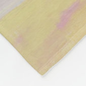 Tropische schoonheid in roze tinten fleece deken (Hoek)