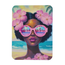 Tropische schoonheid in roze tinten