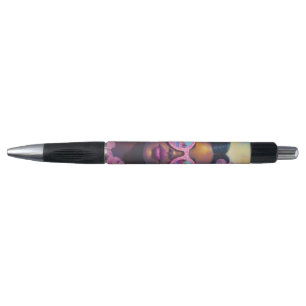 Tropische schoonheid in roze tinten pen