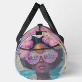 Tropische schoonheid in roze tinten plunjezak (Rechts)