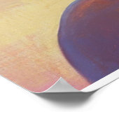 Tropische schoonheid in roze tinten poster (Hoek)