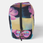 Tropische schoonheid in roze tinten toilettasje (Rechts)