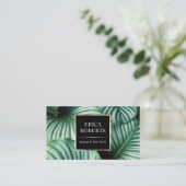 Tropische Schoonheidssalon SPA Moderne Make-upkuns Visitekaartje (Staand voorkant)