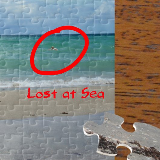 Tropische seascapfoto legpuzzel