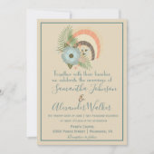 Tropische Seashell Classy Kaart (Voorkant)