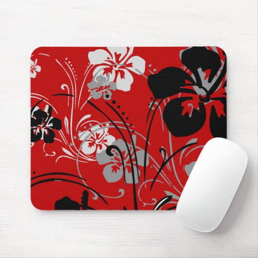 Tropische serenade (Red) Mousepad Muismat (Met muis)