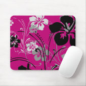 Tropische serenade (roze) Mousepad Muismat (Met muis)