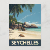 tropische Seychellen Briefkaart (Voorkant)