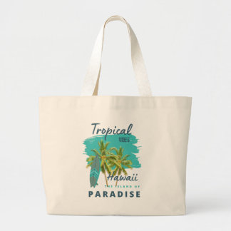 Tropische Sfeer Hawaï Eiland van Paradijs Grote Tote Bag
