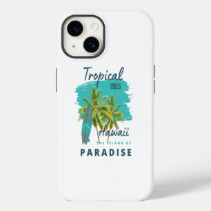 Tropische Sfeer Hawaï Eiland van Paradijs iPhone 14 Hoesje