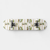 Tropische Shack En Palmen Skateboard (Horizontaal)