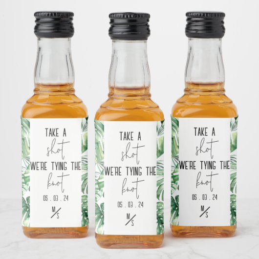 Tropische Shot Stickers  (Flessen)