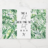 Tropische Shot Stickers (Enkel label)