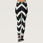 Tropische sinaasappelen leggings (Achterkant)