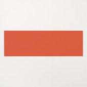 Tropische Sinaasappels en lederen patroonmonogramm Yogamat (Achterkant (horizontaal))