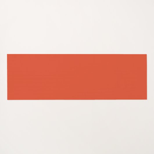 Tropische Sinaasappels en lederen patroonmonogramm Yogamat (Achterkant (horizontaal))