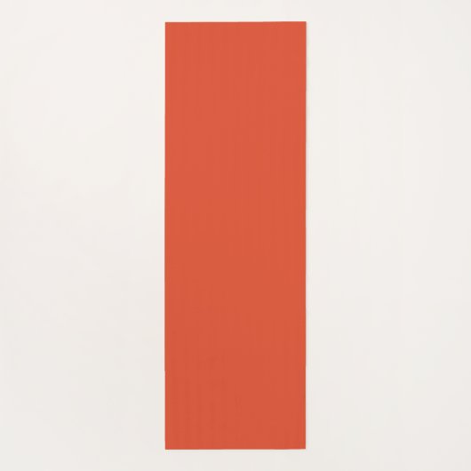 Tropische Sinaasappels en lederen patroonmonogramm Yogamat (Achterkant)