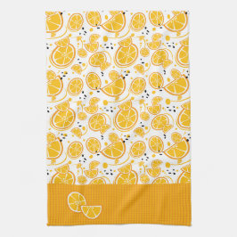 Tropische Sinaasappels plakjes Wedges Citrus Summe Theedoek